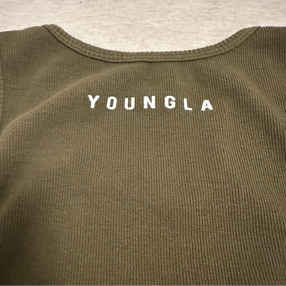 YoungLA Olive Green Women's Tank Top - Picture 4 of 5